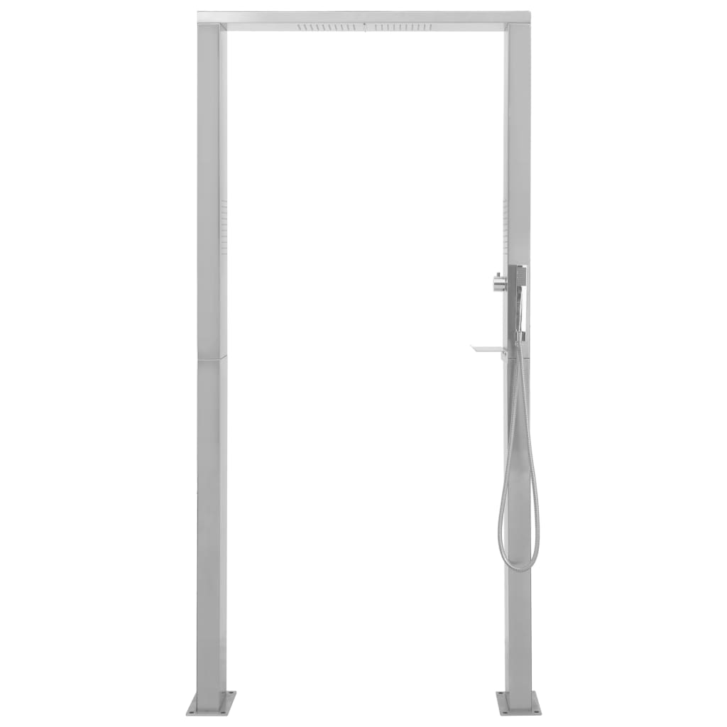 Galleria Design Outdoor Shower Stainless Steel Double Jets