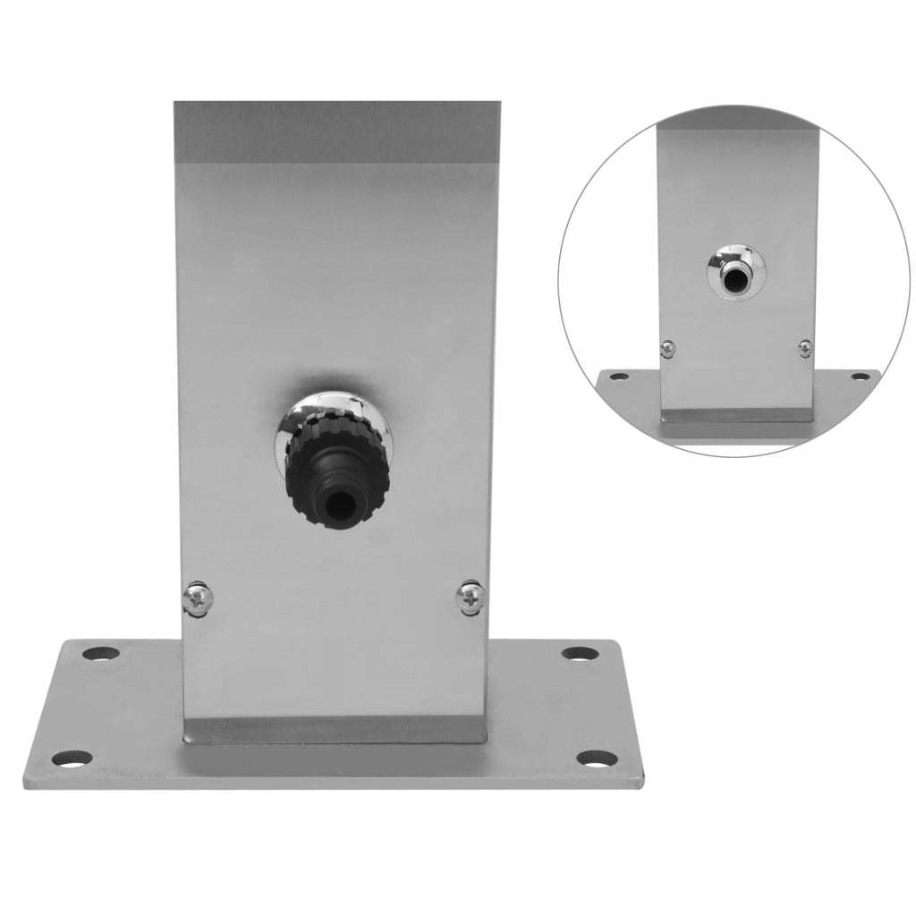 Galleria Design Outdoor Shower Stainless Steel Double Jets