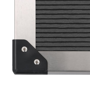 Galleria Design Outdoor Shower Tray WPC Stainless Steel 80x62 cm Grey