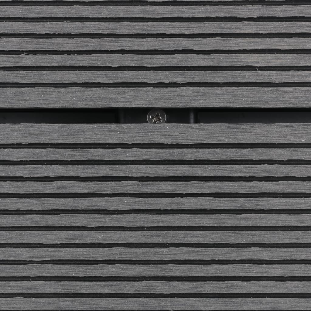 Galleria Design Outdoor Shower Tray WPC Stainless Steel 110x62 cm Grey