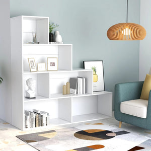Galleria Design Book Cabinet/Room Divider White 155x24x160 cm Engineered Wood