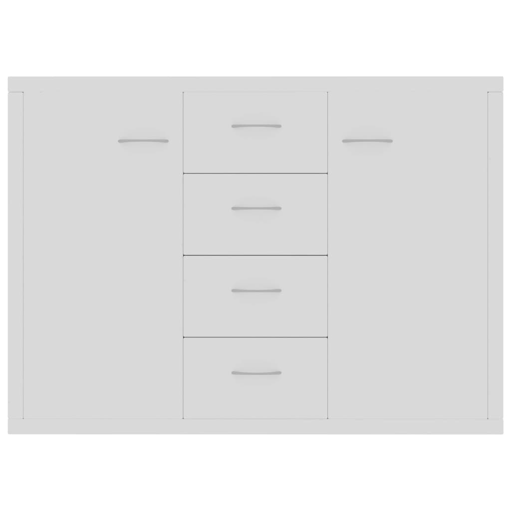Galleria Design Sideboard White 88x30x65 cm Engineered Wood