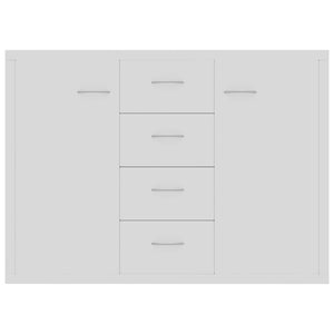 Galleria Design Sideboard White 88x30x65 cm Engineered Wood