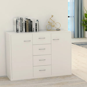 Galleria Design Sideboard White 88x30x65 cm Engineered Wood