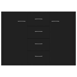 Galleria Design Sideboard Black 88x30x65 cm Engineered Wood