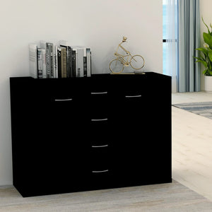 Galleria Design Sideboard Black 88x30x65 cm Engineered Wood