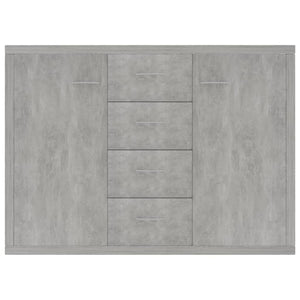 Galleria Design Sideboard Concrete Grey 88x30x65 cm Engineered Wood