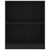 Galleria Design Bookshelf Black 60x24x76 cm Engineered Wood