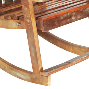Galleria Design Garden Rocking Chair Solid Reclaimed Wood