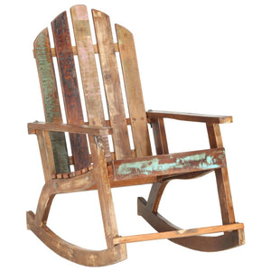 Galleria Design Garden Rocking Chair Solid Reclaimed Wood