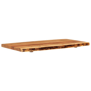 Galleria Design Bathroom Vanity Top Solid Acacia Wood 100x52x3.8 cm