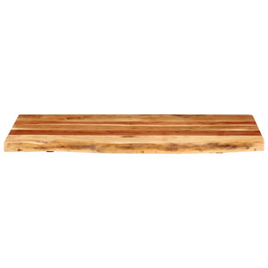 Galleria Design Bathroom Vanity Top Solid Acacia Wood 100x52x3.8 cm