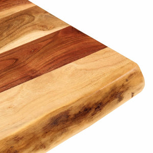 Galleria Design Bathroom Vanity Top Solid Acacia Wood 100x52x3.8 cm