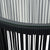 Galleria Design 3 Piece Bistro Set with Cushions PE Rattan Black