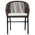 Galleria Design 3 Piece Bistro Set with Cushions PE Rattan Brown