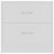 Galleria Design Bedside Cabinet White 40x30x40 cm Engineered Wood