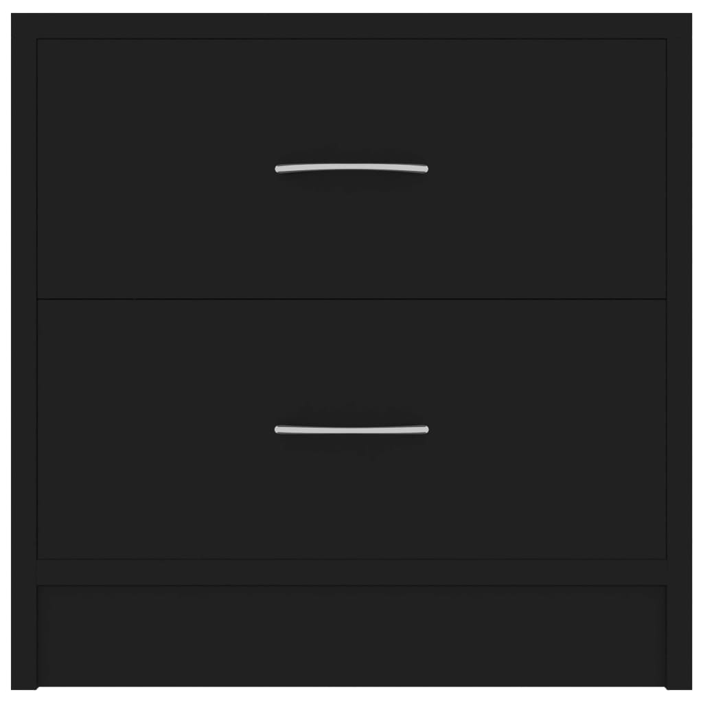 Galleria Design Bedside Cabinet Black 40x30x40 cm Engineered Wood