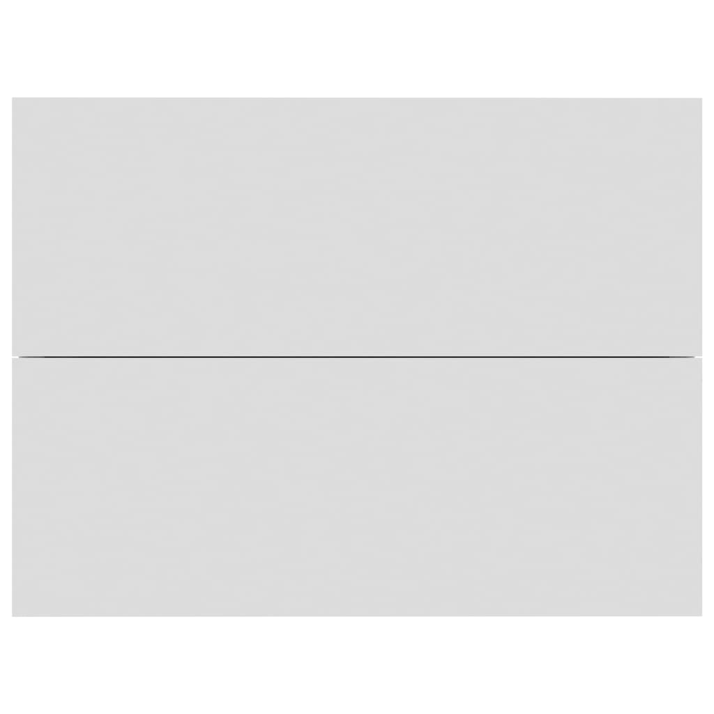 Galleria Design Bedside Cabinet White 40x30x30 cm Engineered Wood