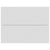 Galleria Design Bedside Cabinet White 40x30x30 cm Engineered Wood
