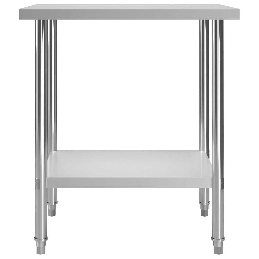 Galleria Design Kitchen Work Table 80x60x85 cm Stainless Steel