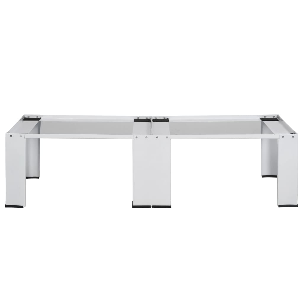 Galleria Design Double Washing and Drying Machine Pedestal White