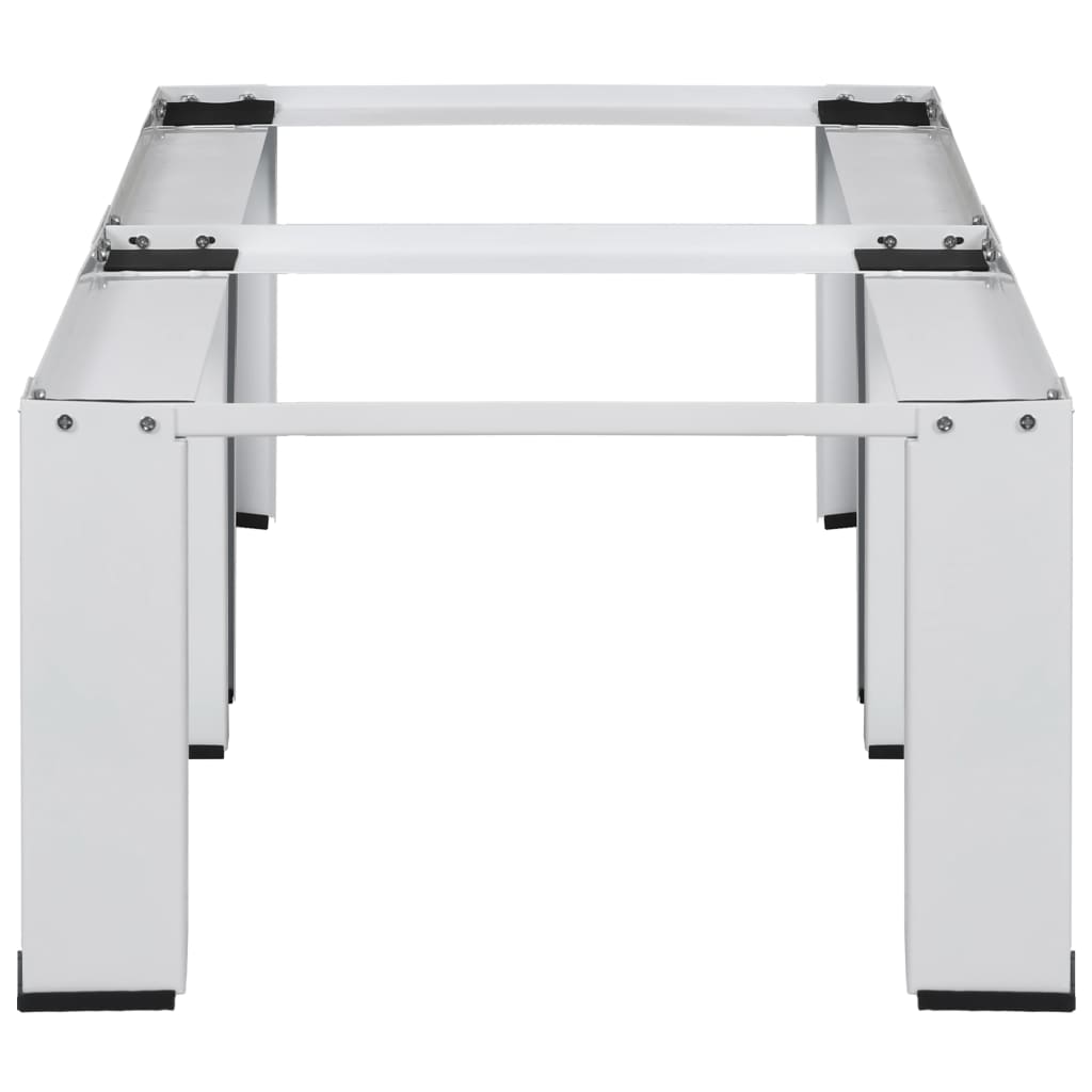 Galleria Design Double Washing and Drying Machine Pedestal White