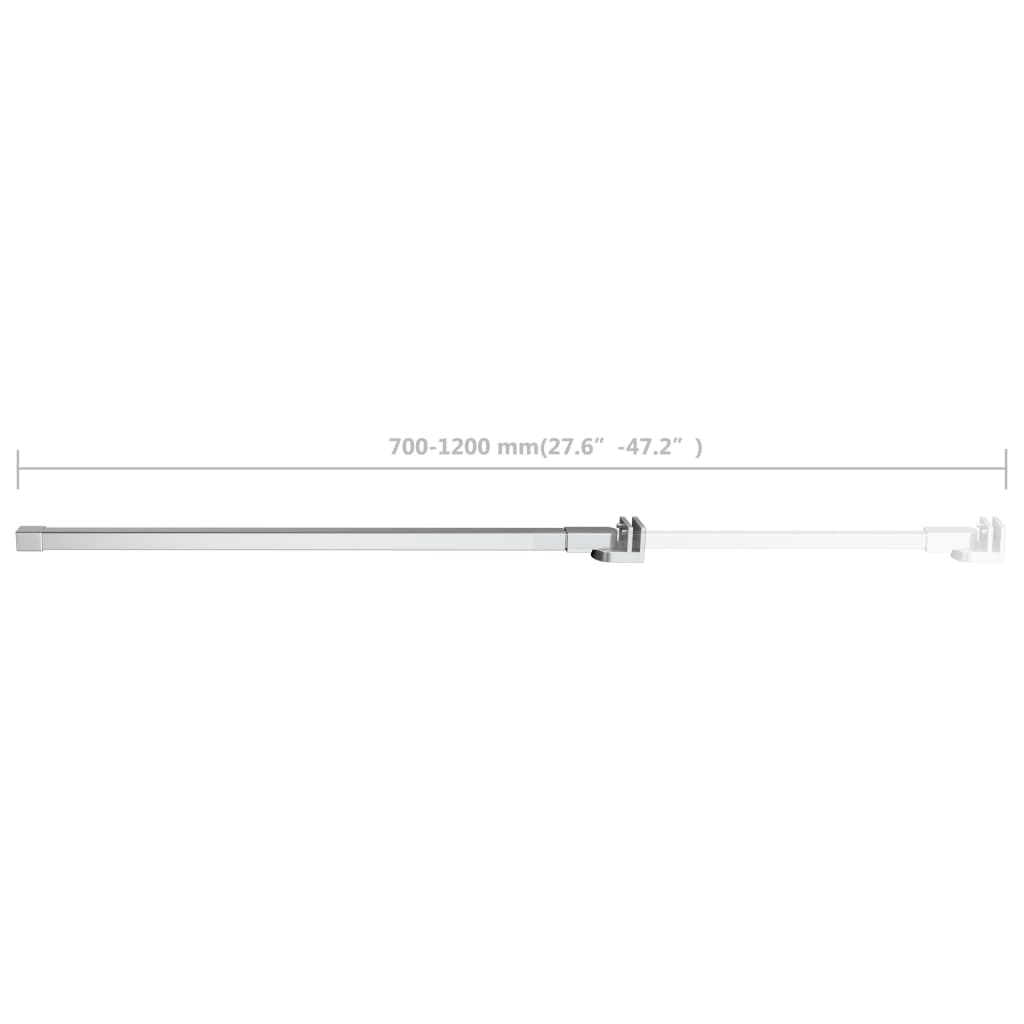 Galleria Design Support Arm for Bath Enclosure Stainless Steel 70-120 cm
