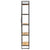 Galleria Design 5-Tier Bookcase 90x30x180 cm Solid Mango Wood