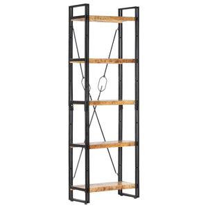 Galleria Design 5-Tier Bookcase 60x30x180 cm Solid Mango Wood