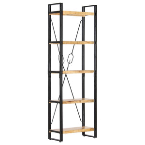 Galleria Design 5-Tier Bookcase 60x30x180 cm Solid Mango Wood
