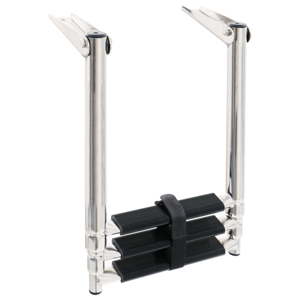 Galleria Design Folding Boarding Ladder 3-step Stainless Steel