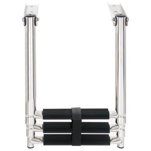 Galleria Design Folding Boarding Ladder 3-step Stainless Steel