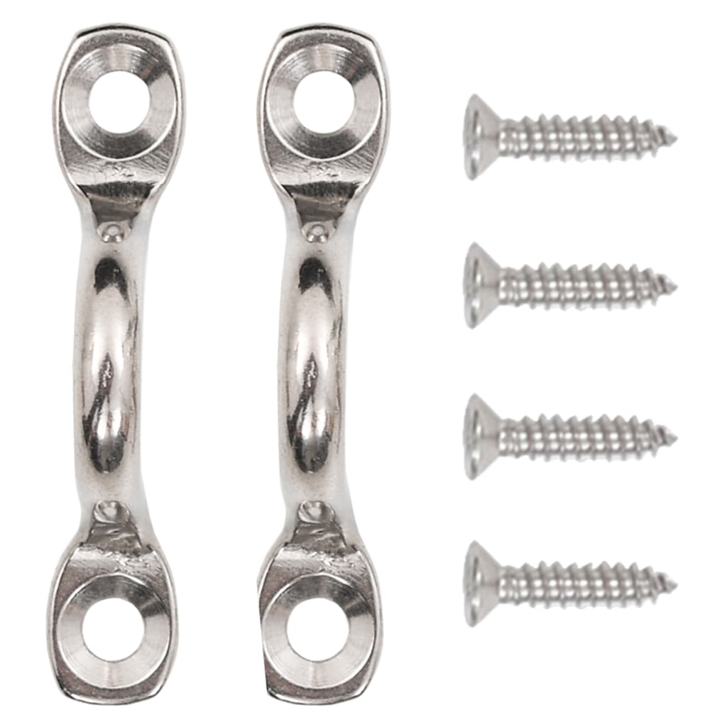 Galleria Design Bimini Top Straps 2 pcs Fabric and Stainless Steel