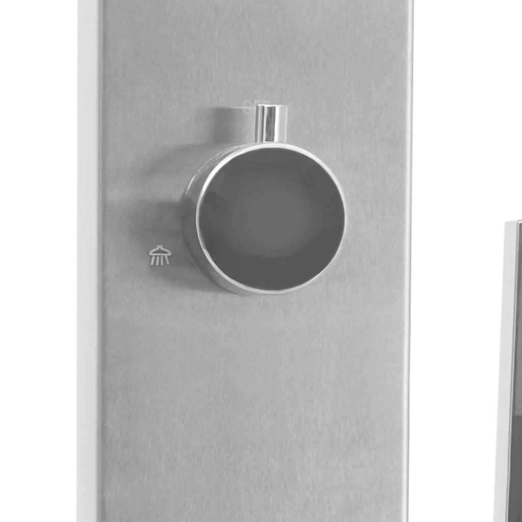 Galleria Design Outdoor Shower with Tray WPC Stainless Steel