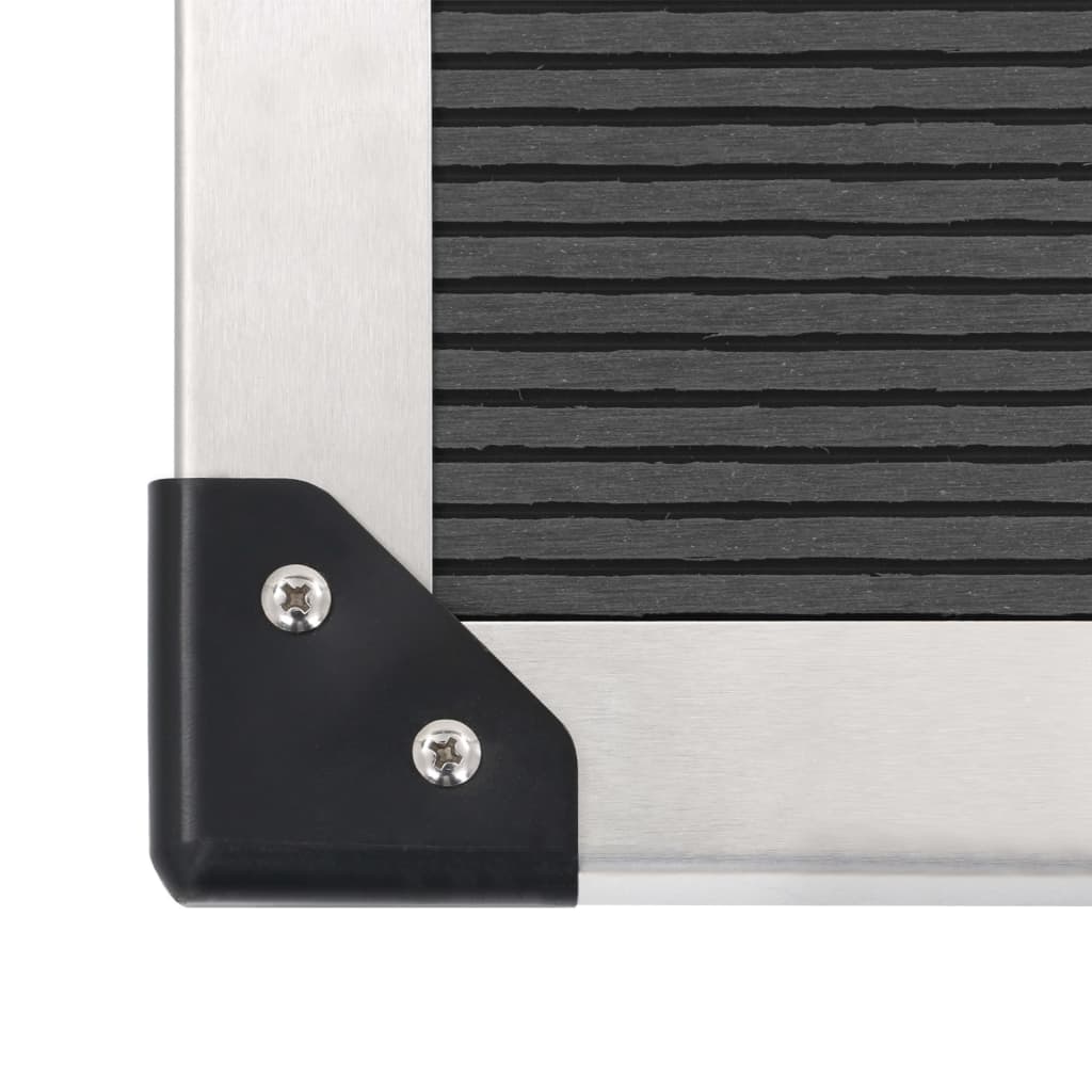 Galleria Design Outdoor Shower with Tray WPC Stainless Steel