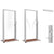 Galleria Design Outdoor Shower with Tray WPC Stainless Steel