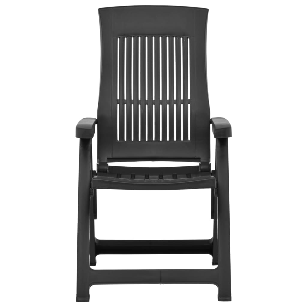 anthracite plastic garden chairs