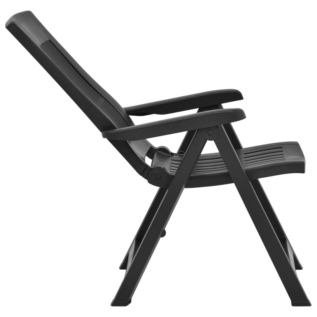 anthracite plastic garden chairs