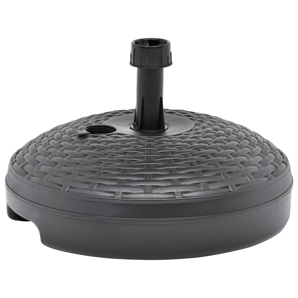 Galleria Design Umbrella Base Sand/Water Filled 20 L Anthracite Plastic Rattan