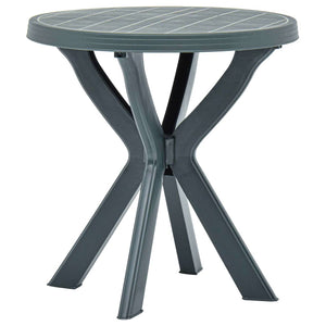 Galleria Design Bistro Table Green Ø70 cm Plastic