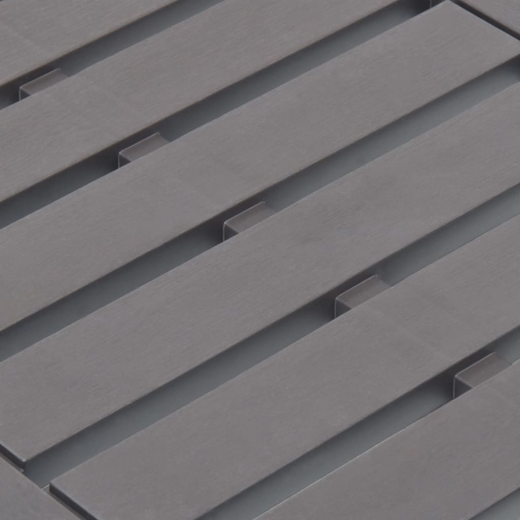 Galleria Design Garden Table Mocha 78x55x38 cm Plastic