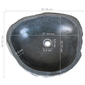 Galleria Design Basin River Stone Oval (29-38)x(24-31) cm