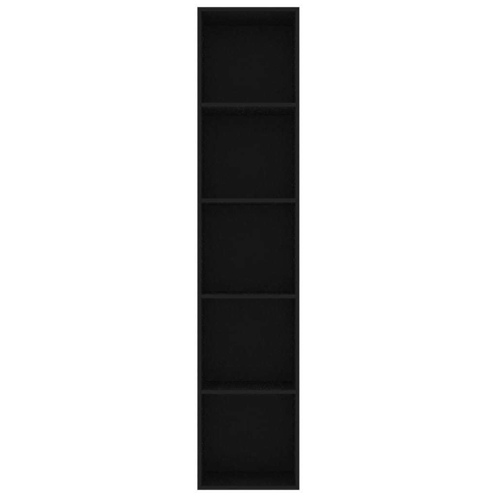 Galleria Design Book Cabinet Black 40x30x189 cm Engineered Wood