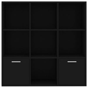 Galleria Design Book Cabinet Black 98x30x98 cm Engineered Wood