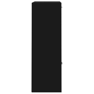 Galleria Design Storage Cabinet Black 60x29.5x90 cm Engineered Wood