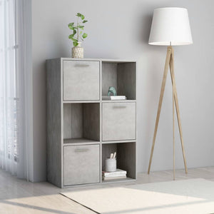 Galleria Design Storage Cabinet Concrete Grey 60x29.5x90 cm Engineered Wood