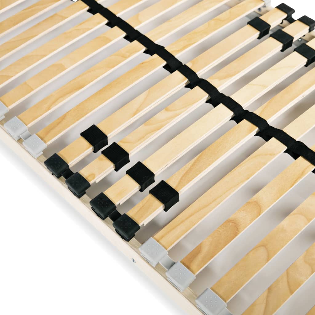 Galleria Design Slatted Bed Bases without Mattress 2 pcs with 28 Slats 90x200 cm