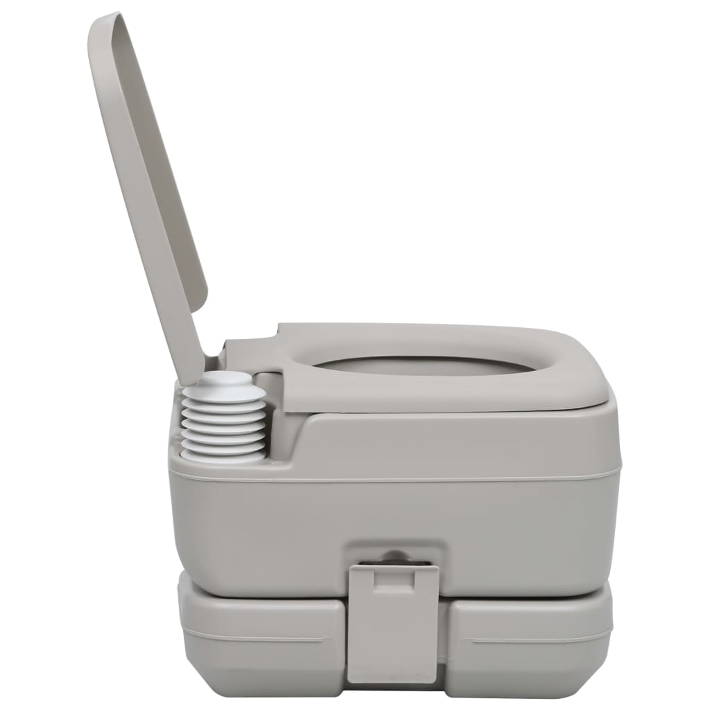 Galleria Design Portable Camping Toilet Grey 10+10 L