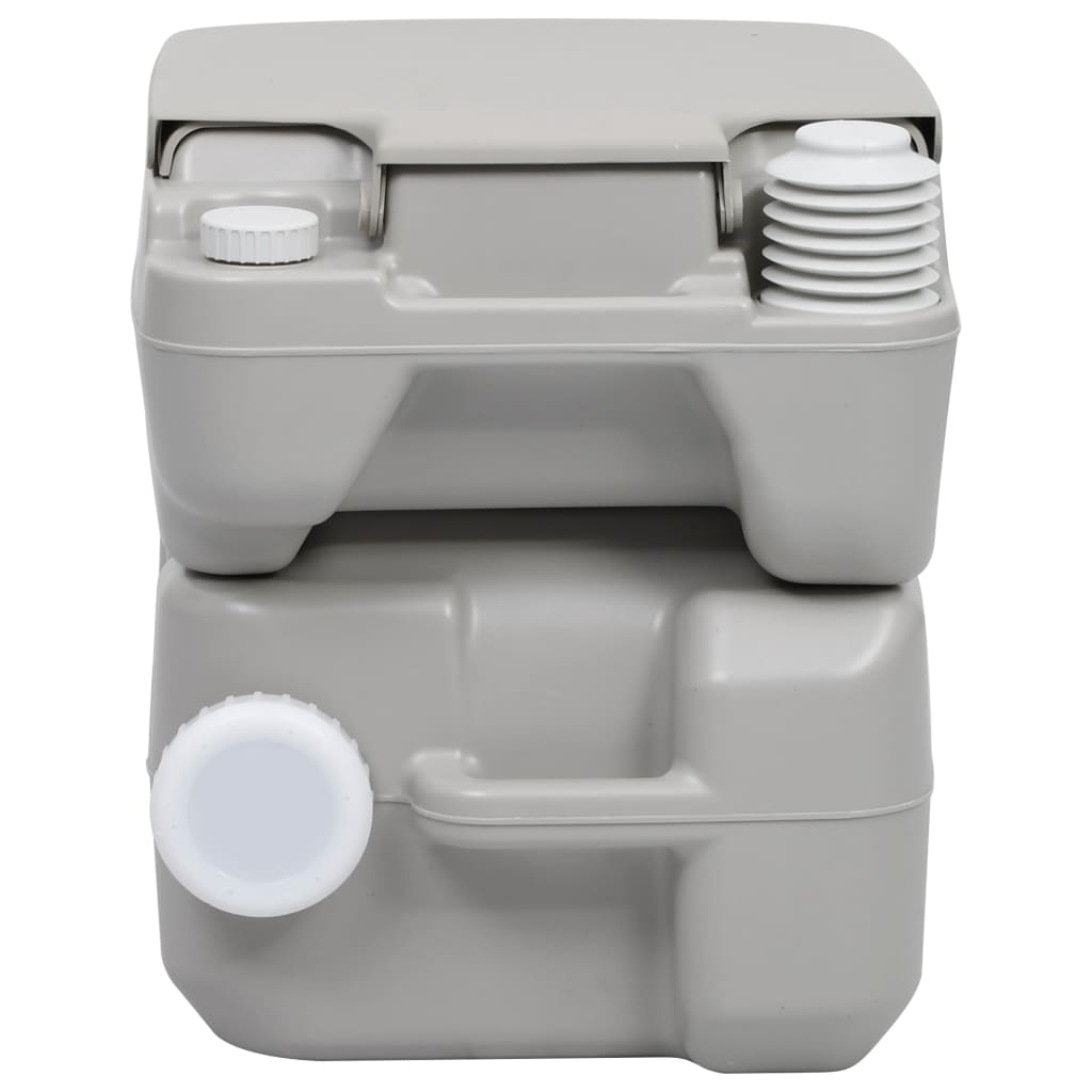 Galleria Design Portable Camping Toilet Grey 20+10 L