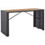 Galleria Design 9 Piece Outdoor Bar Set Poly Rattan and Wood Acacia Black